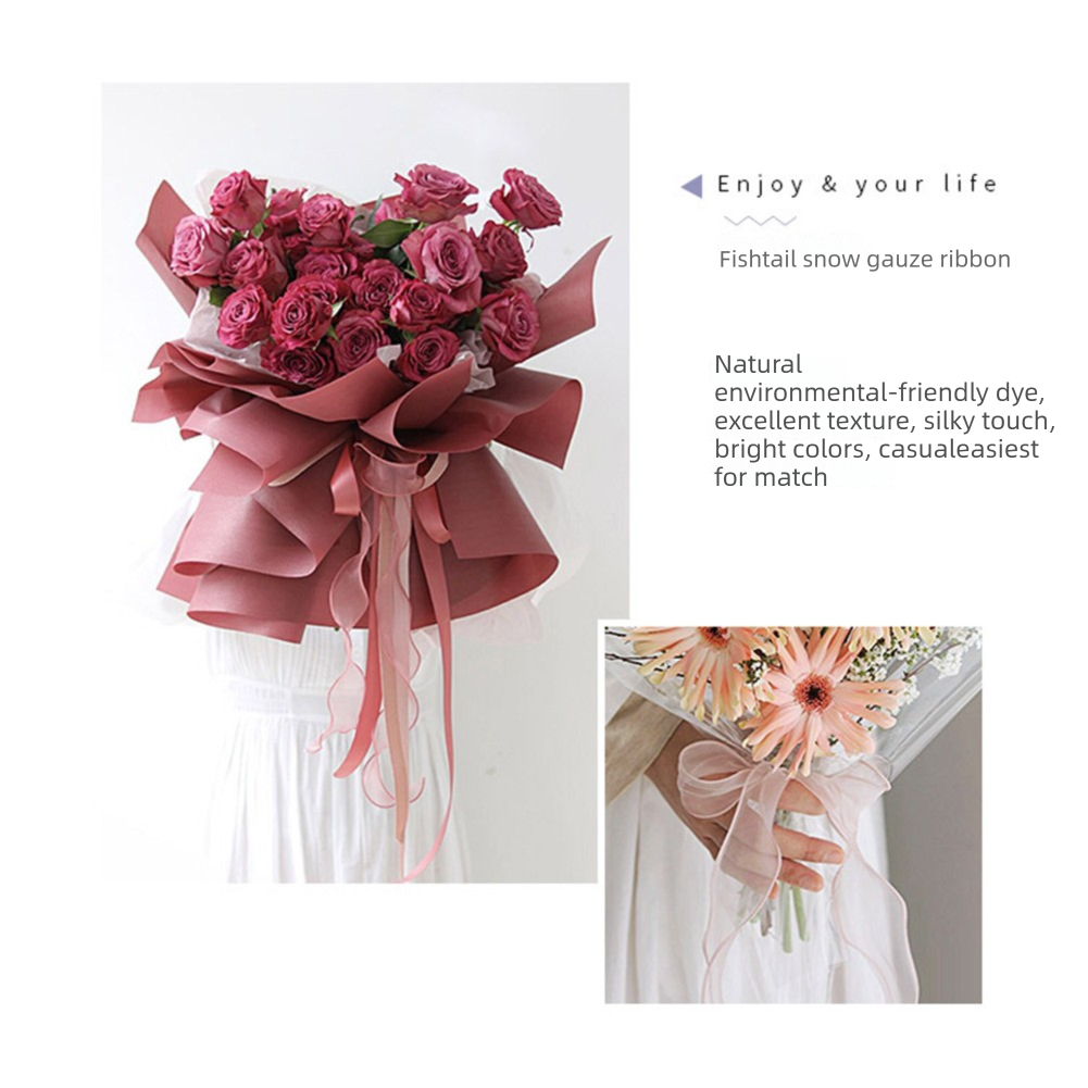 2 Peças de Fita de Gaze Rabo d - Florist Wreath Supply avaliação e preço