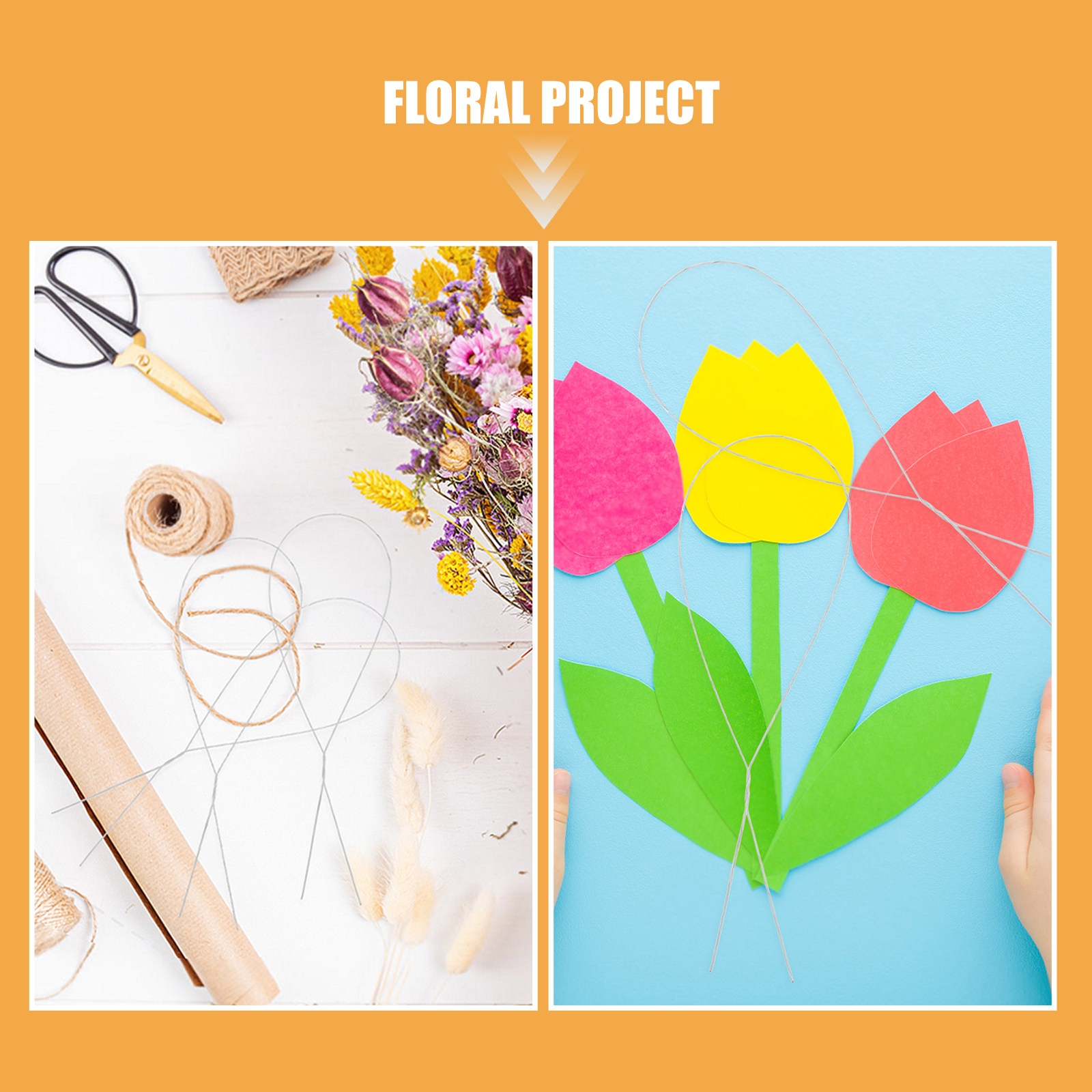 250 Peças de Arame Floral Arte - Florist Wreath Supply avaliação e preço